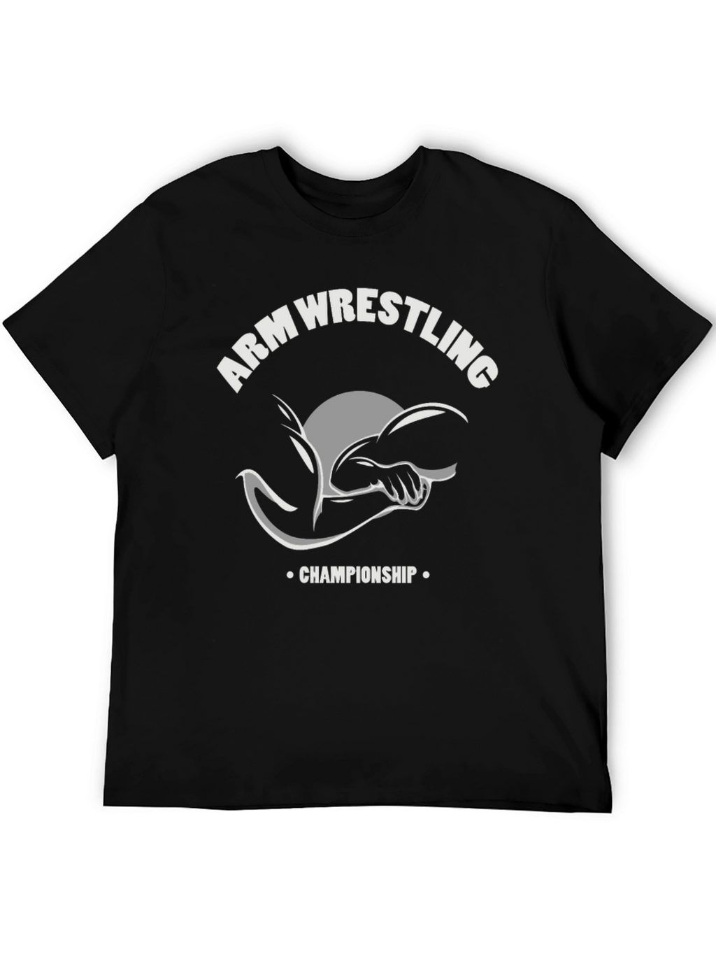 Arm Wrestling Championship Black T-Shirt