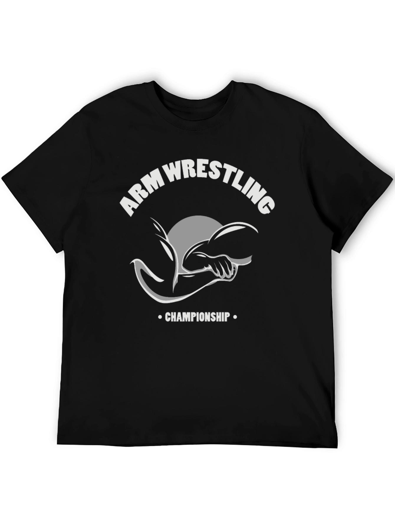 Arm Wrestling Championship Black T-Shirt