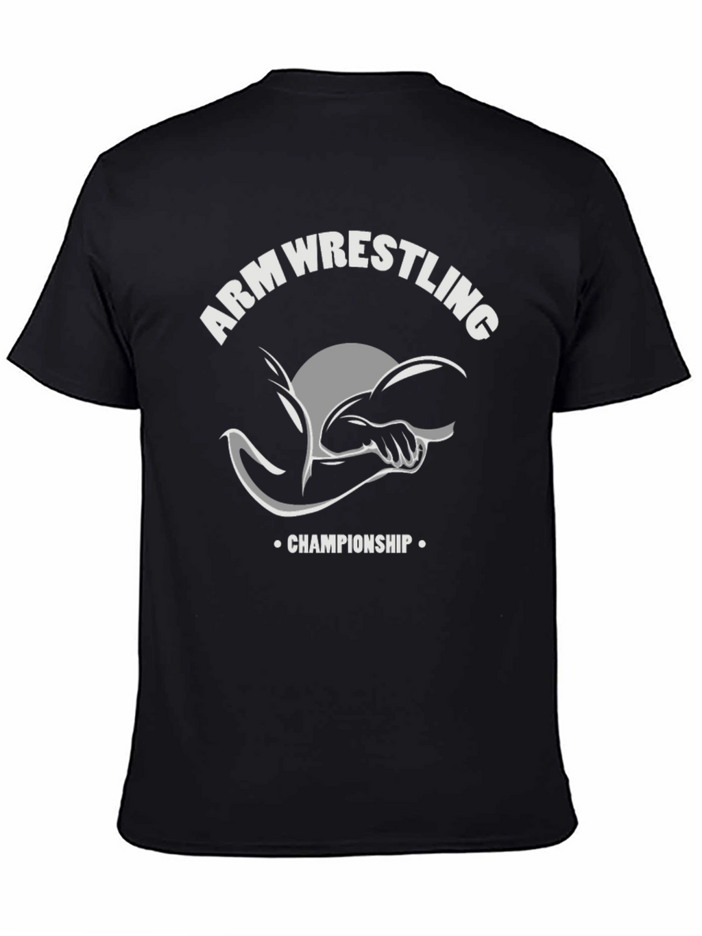 Arm Wrestling Championship Black T-Shirt