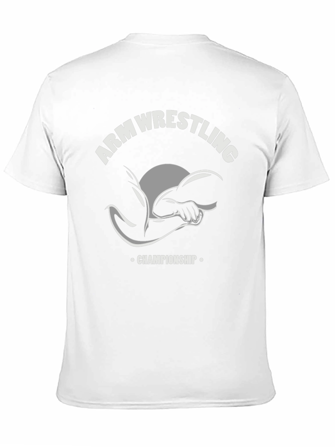 Arm Wrestling Championship Black T-Shirt