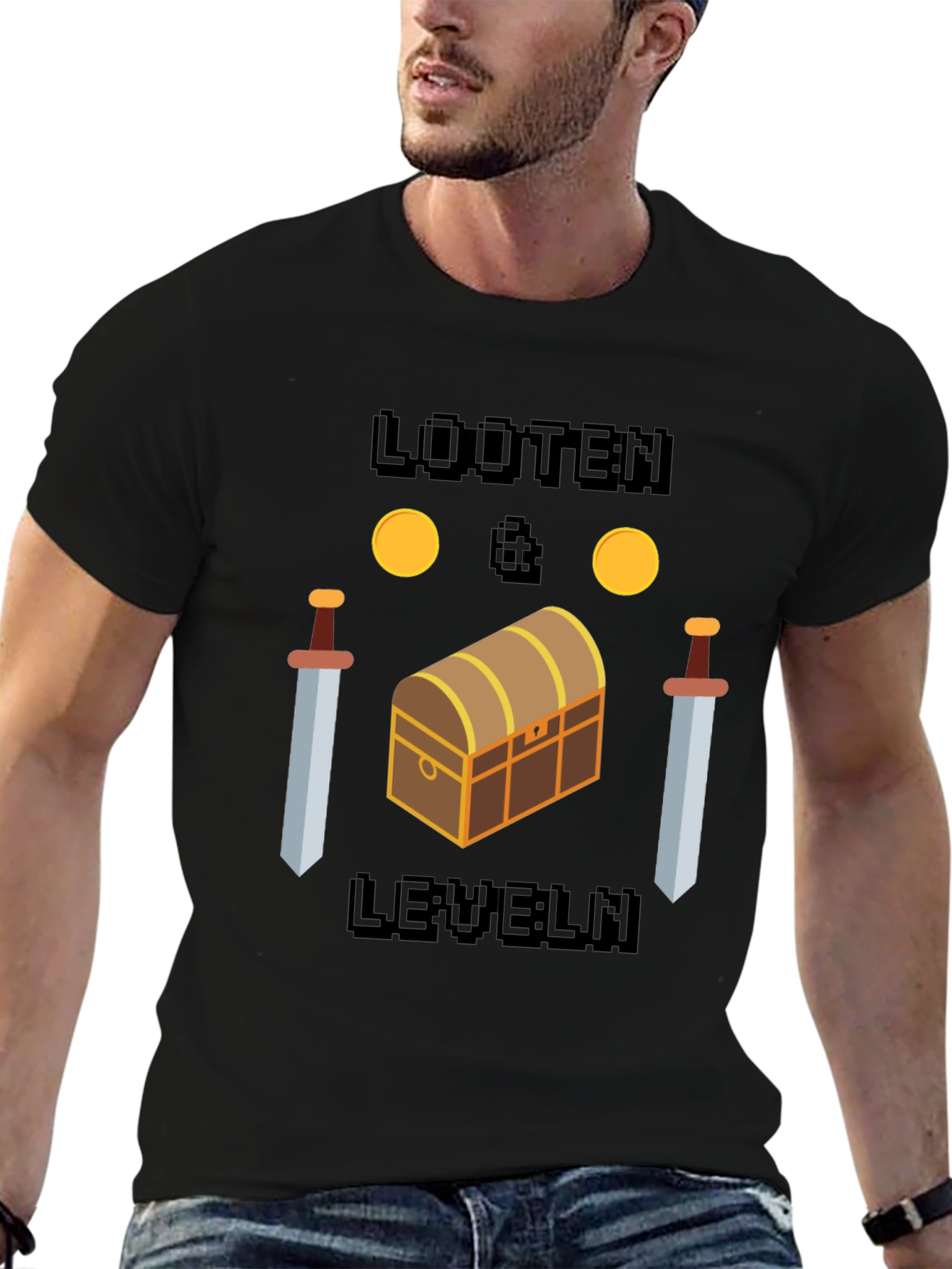 Looten and Leveln Graphic T-Shirt