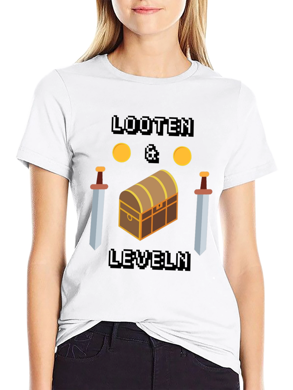Looten and Leveln Graphic T-Shirt
