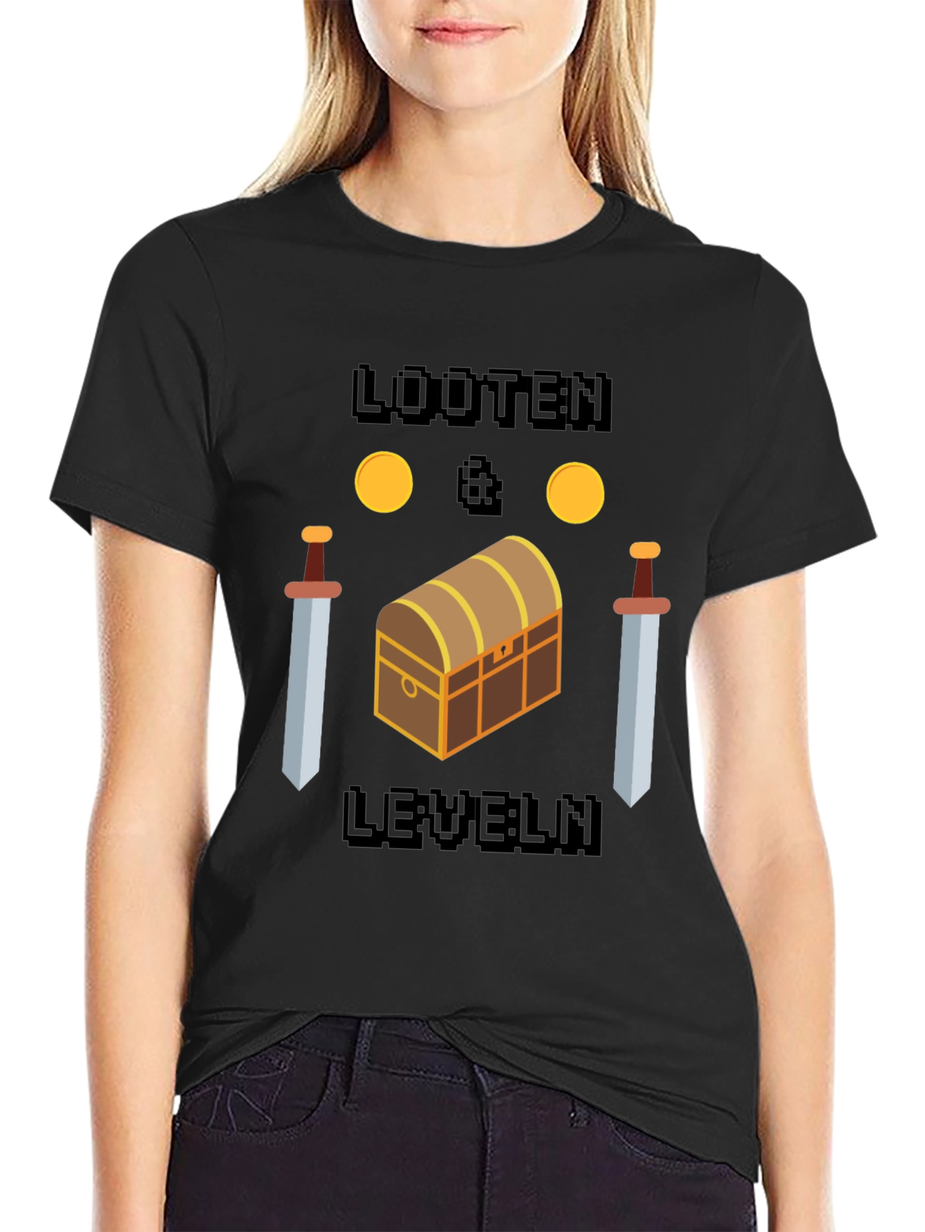 Looten and Leveln Graphic T-Shirt
