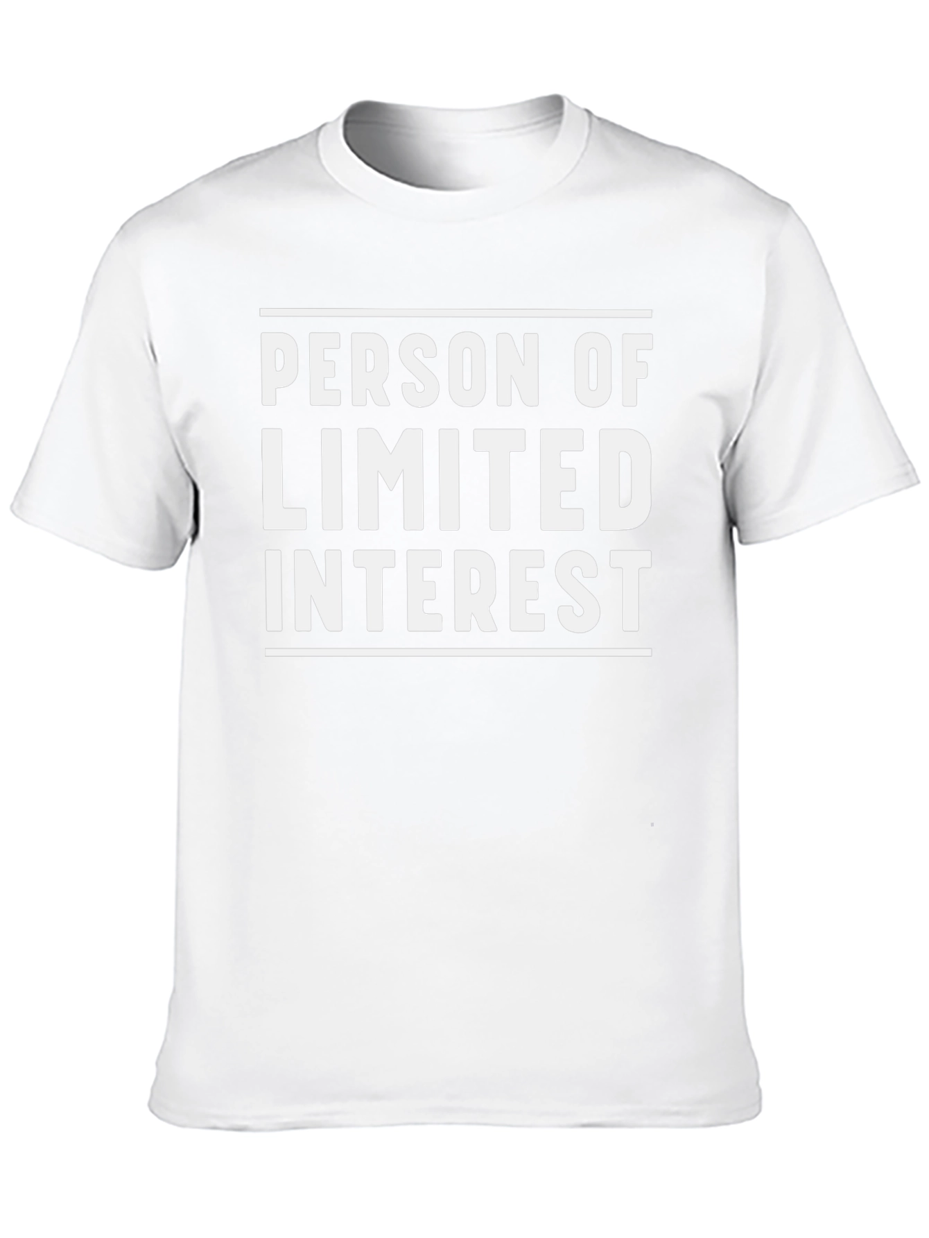 Limited Interest Graphic Tee - Black Cotton Casual Shirt