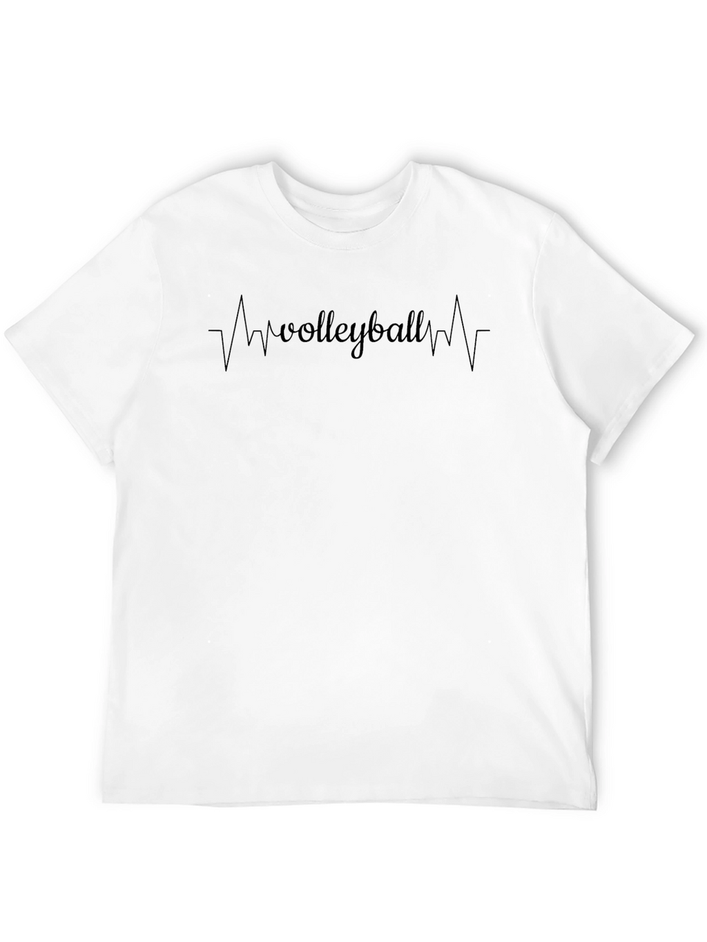 Volleyball Heartbeat T-Shirt - Sporty & Stylish