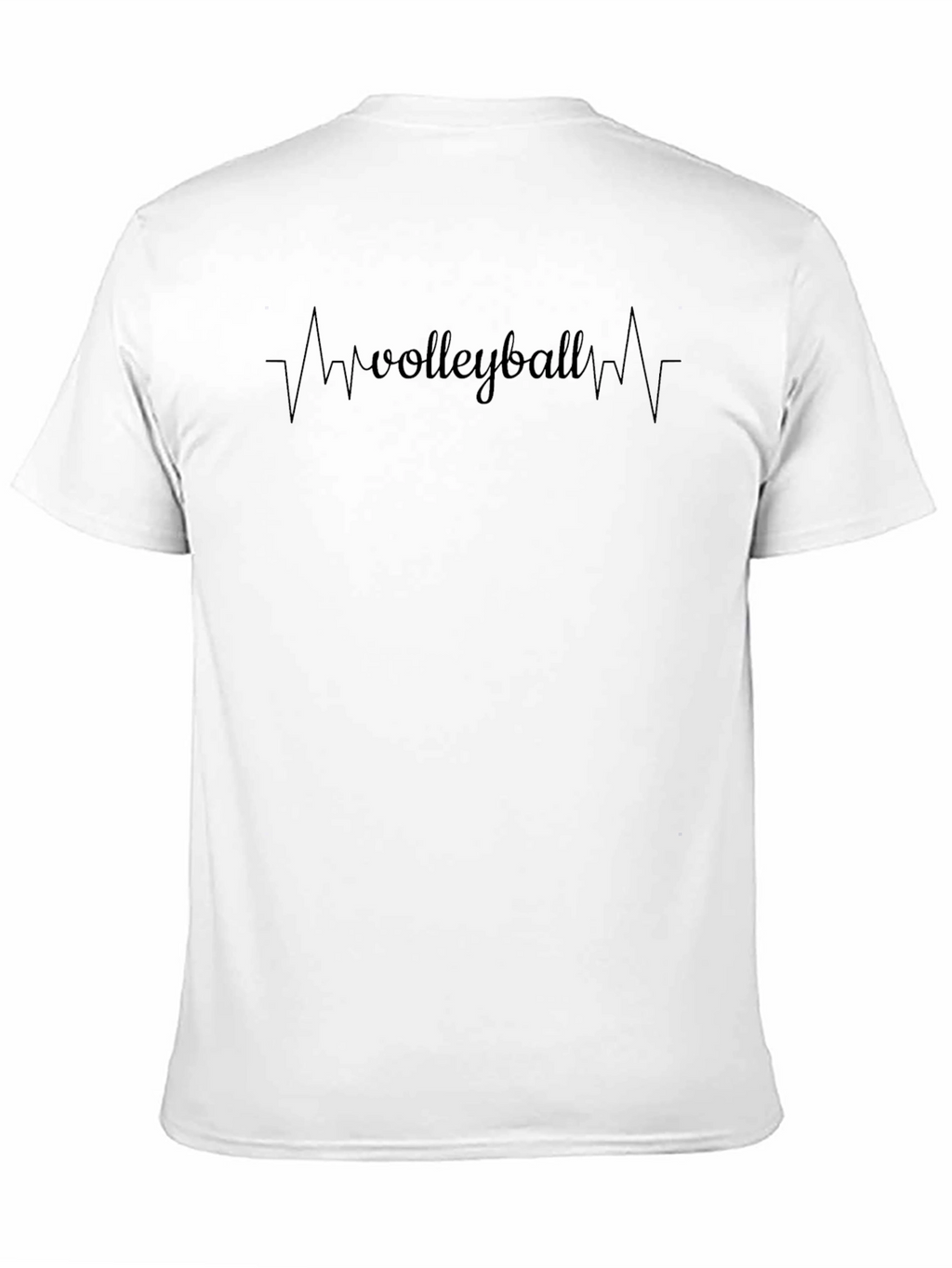 Volleyball Heartbeat T-Shirt - Sporty & Stylish