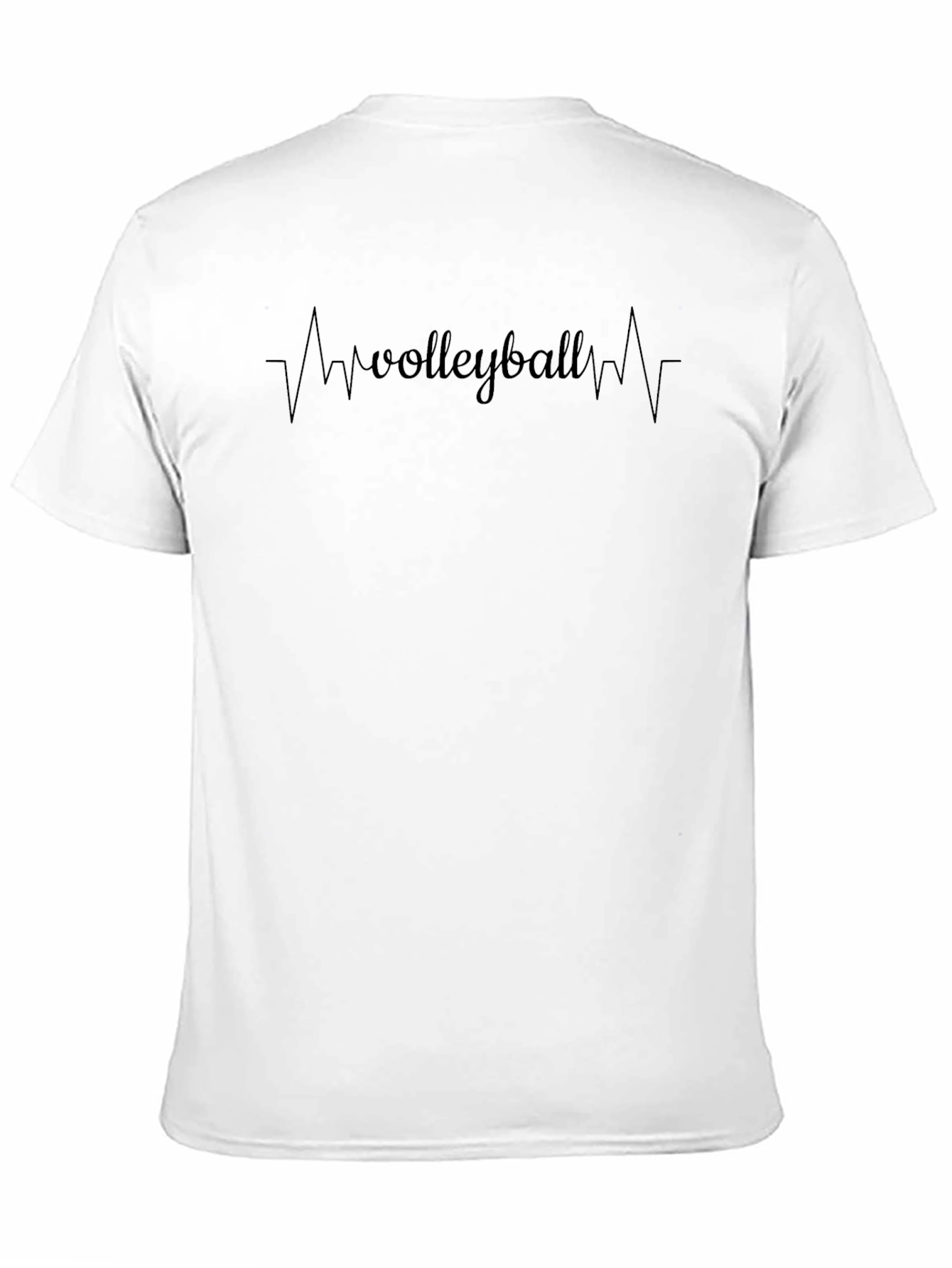 Volleyball Heartbeat T-Shirt - Sporty & Stylish