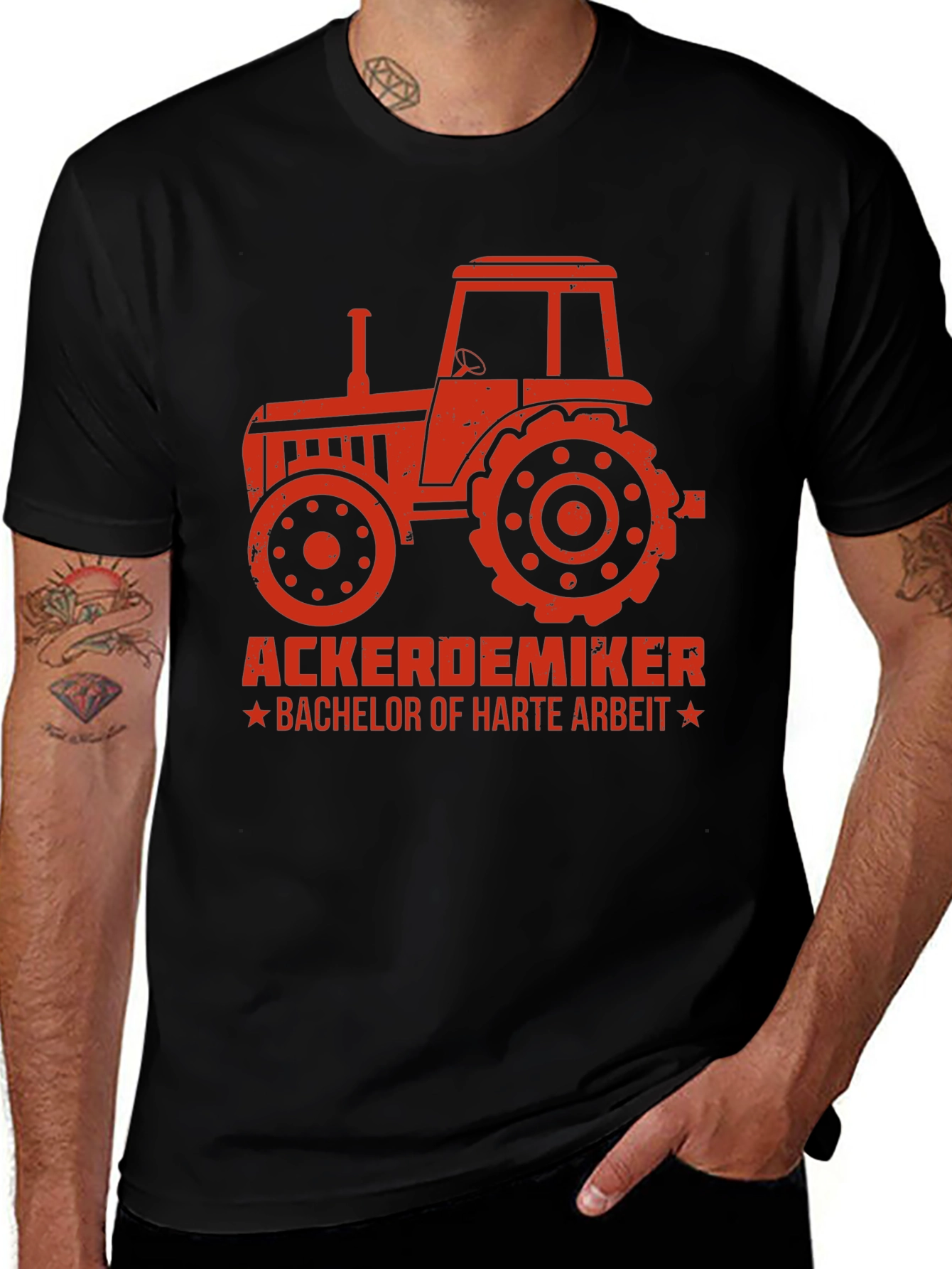 Ackerdemiker Tractor Graphic T-Shirt