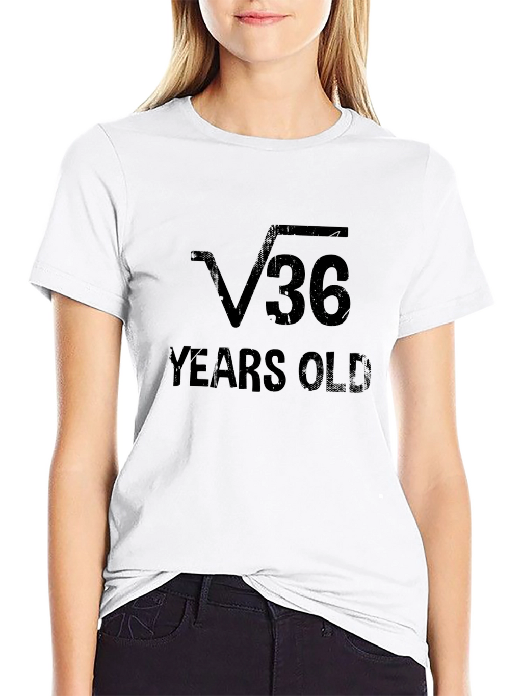 Funny Root 36 Years Old Math T-Shirt