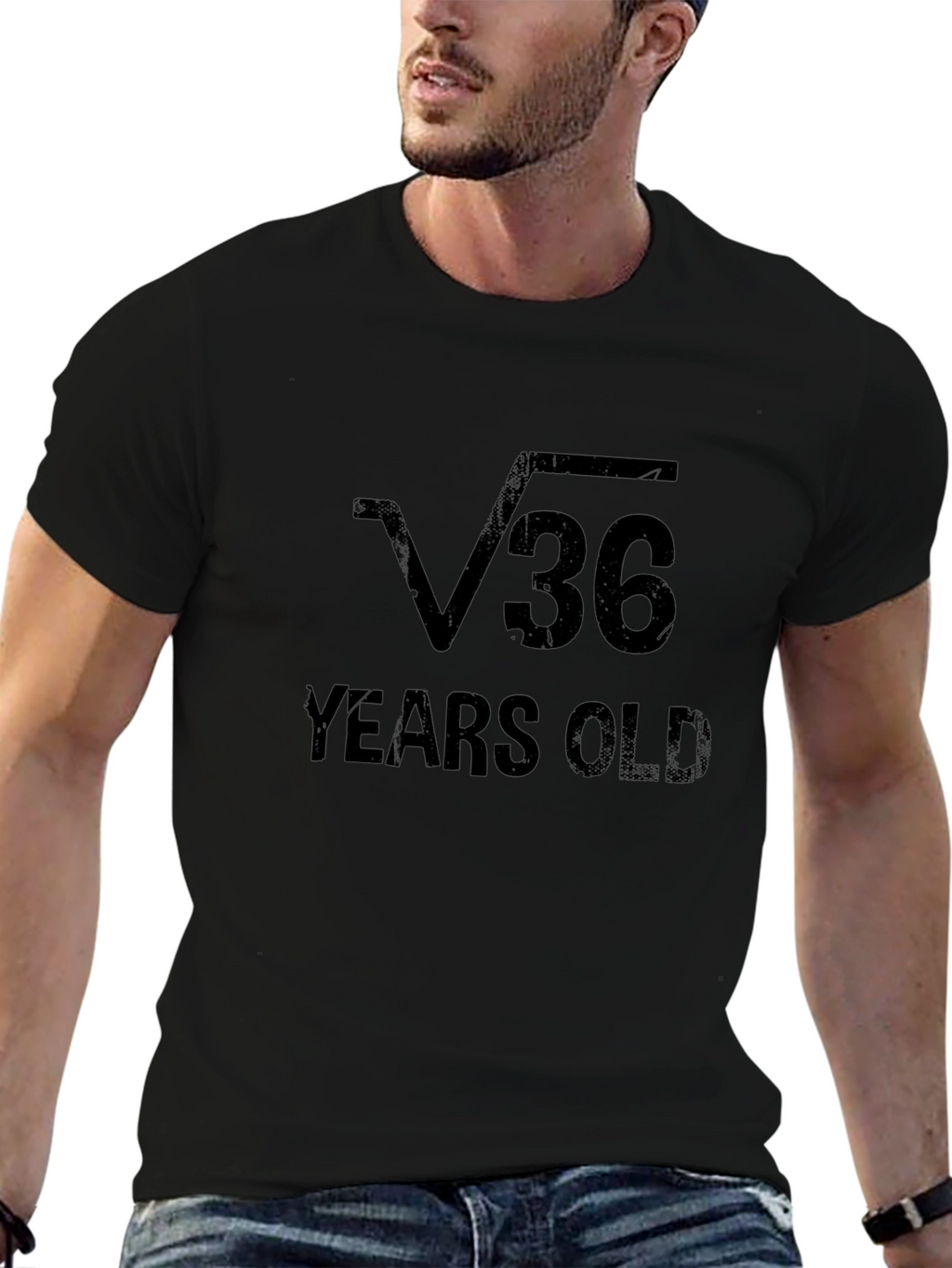 Funny Root 36 Years Old Math T-Shirt