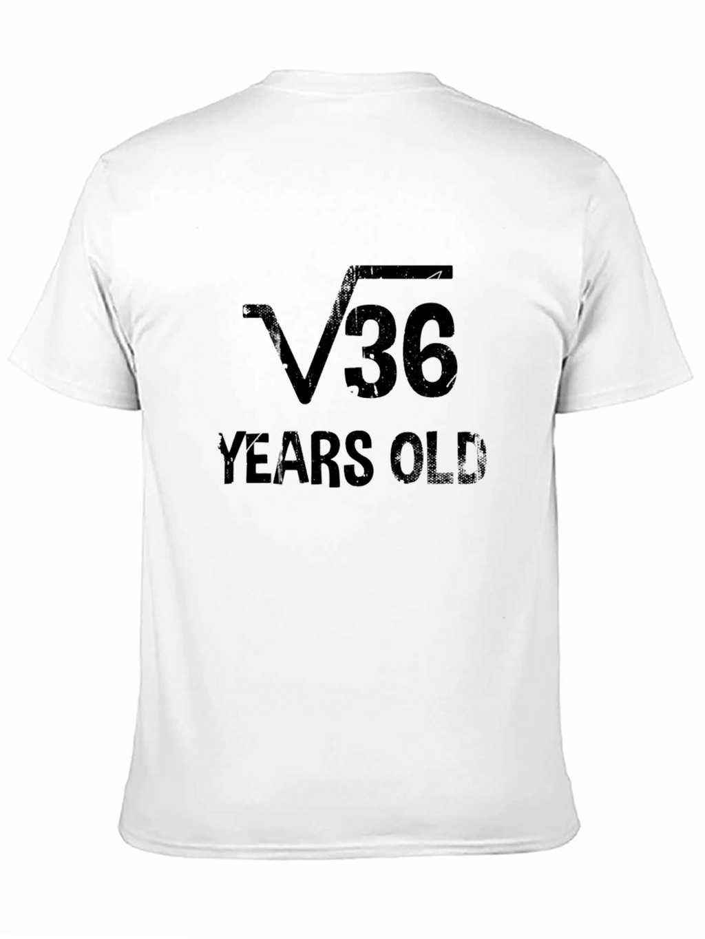 Funny Root 36 Years Old Math T-Shirt