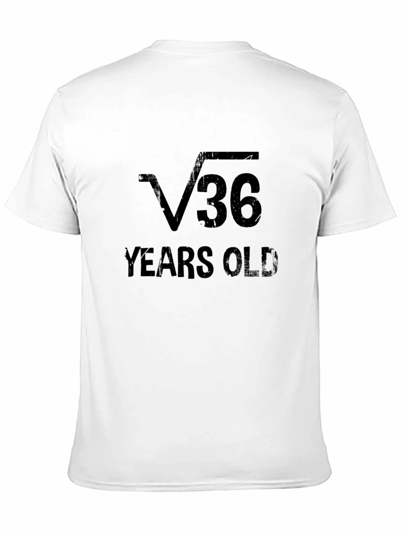 Funny Root 36 Years Old Math T-Shirt