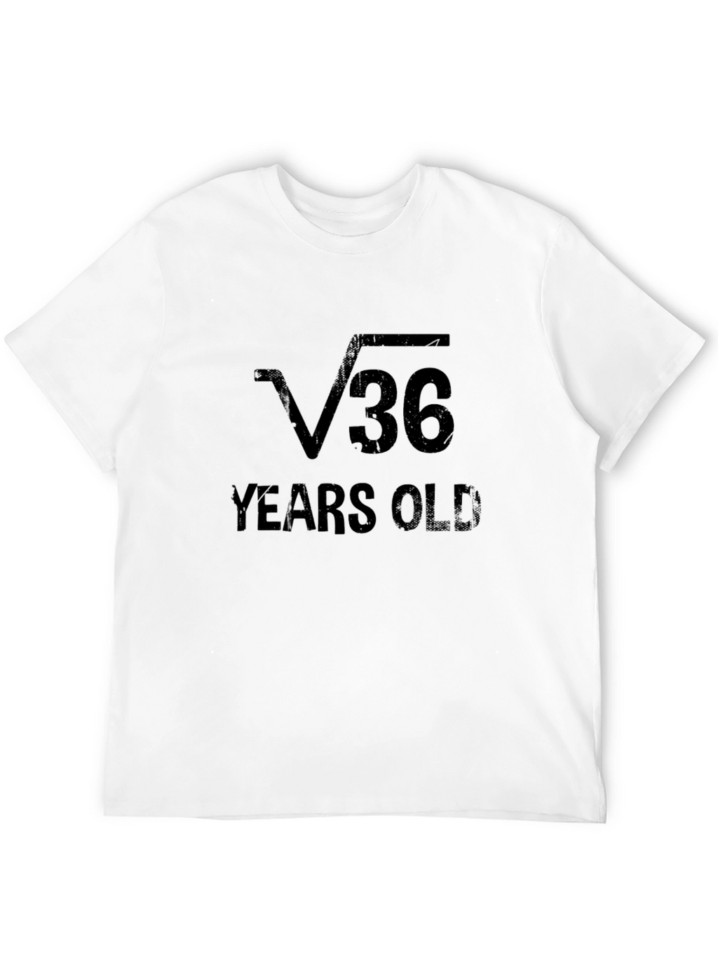Funny Root 36 Years Old Math T-Shirt