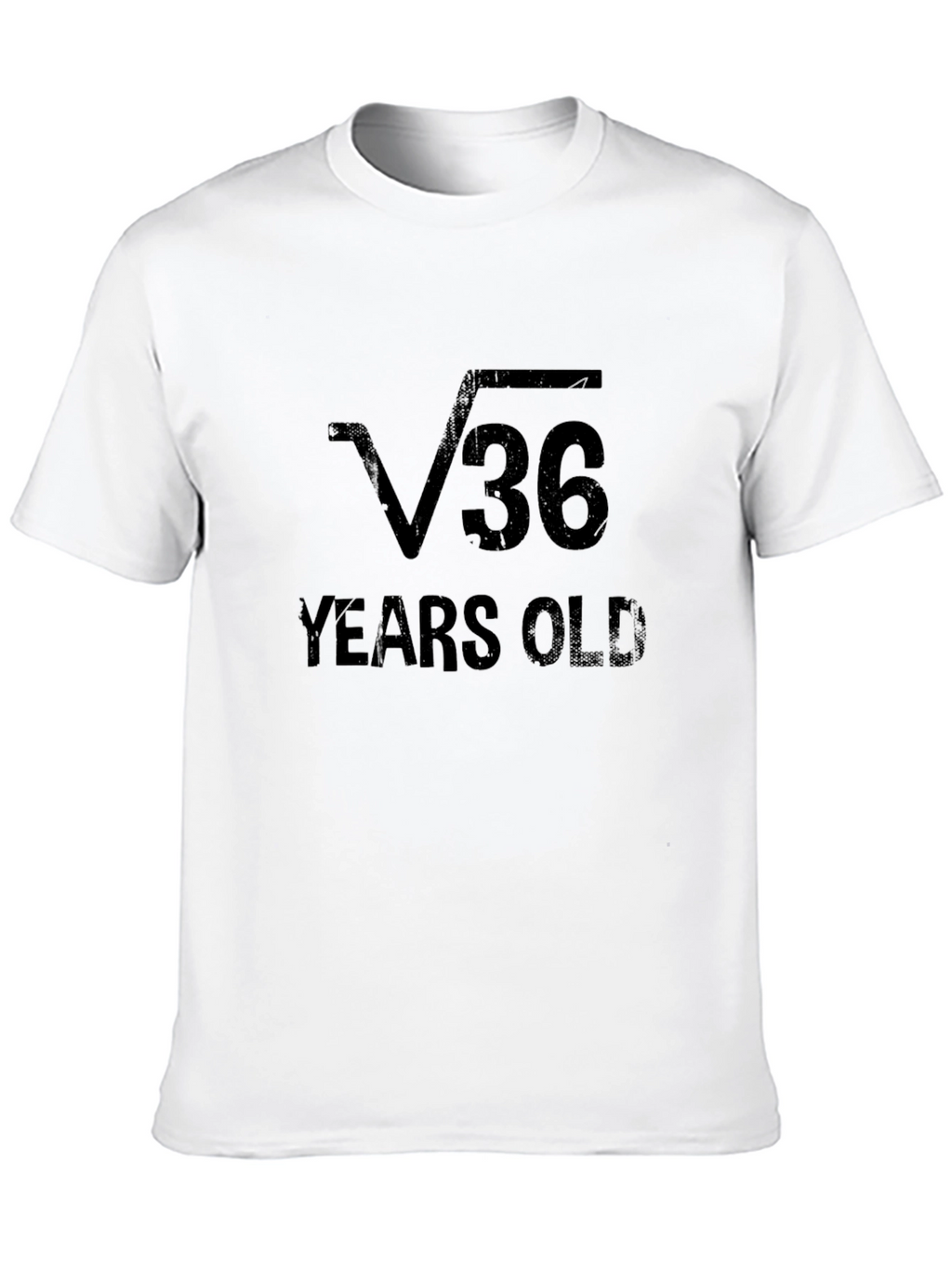 Funny Root 36 Years Old Math T-Shirt