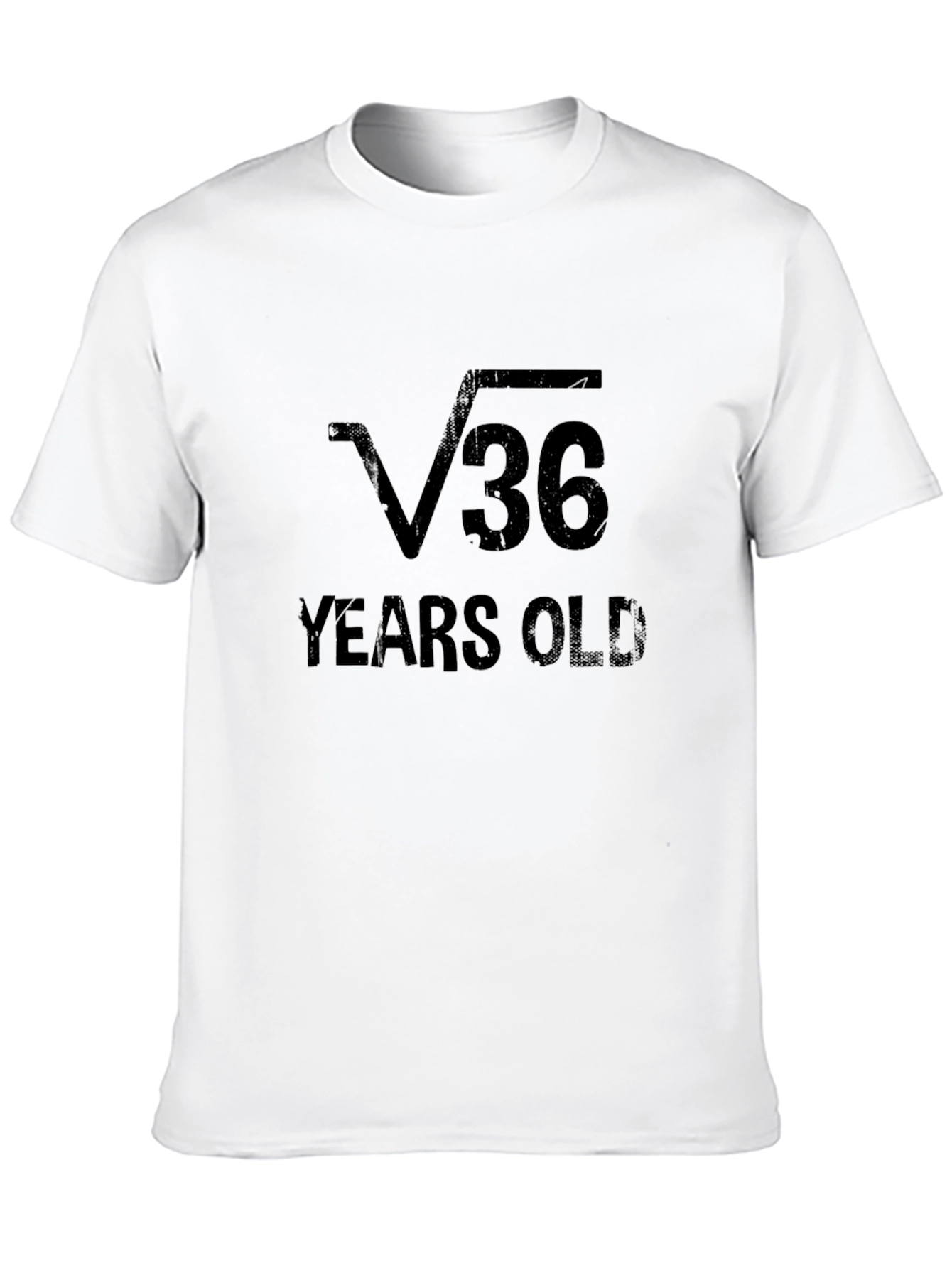 Funny Root 36 Years Old Math T-Shirt