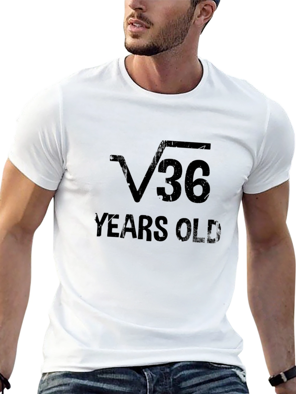 Funny Root 36 Years Old Math T-Shirt