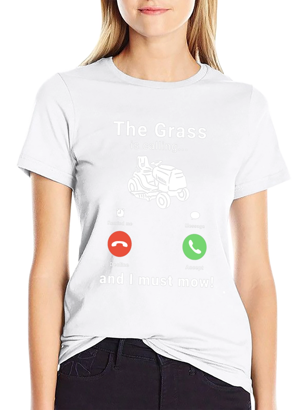 The Grass Is Calling T-Shirt - Funny Mowing Tee