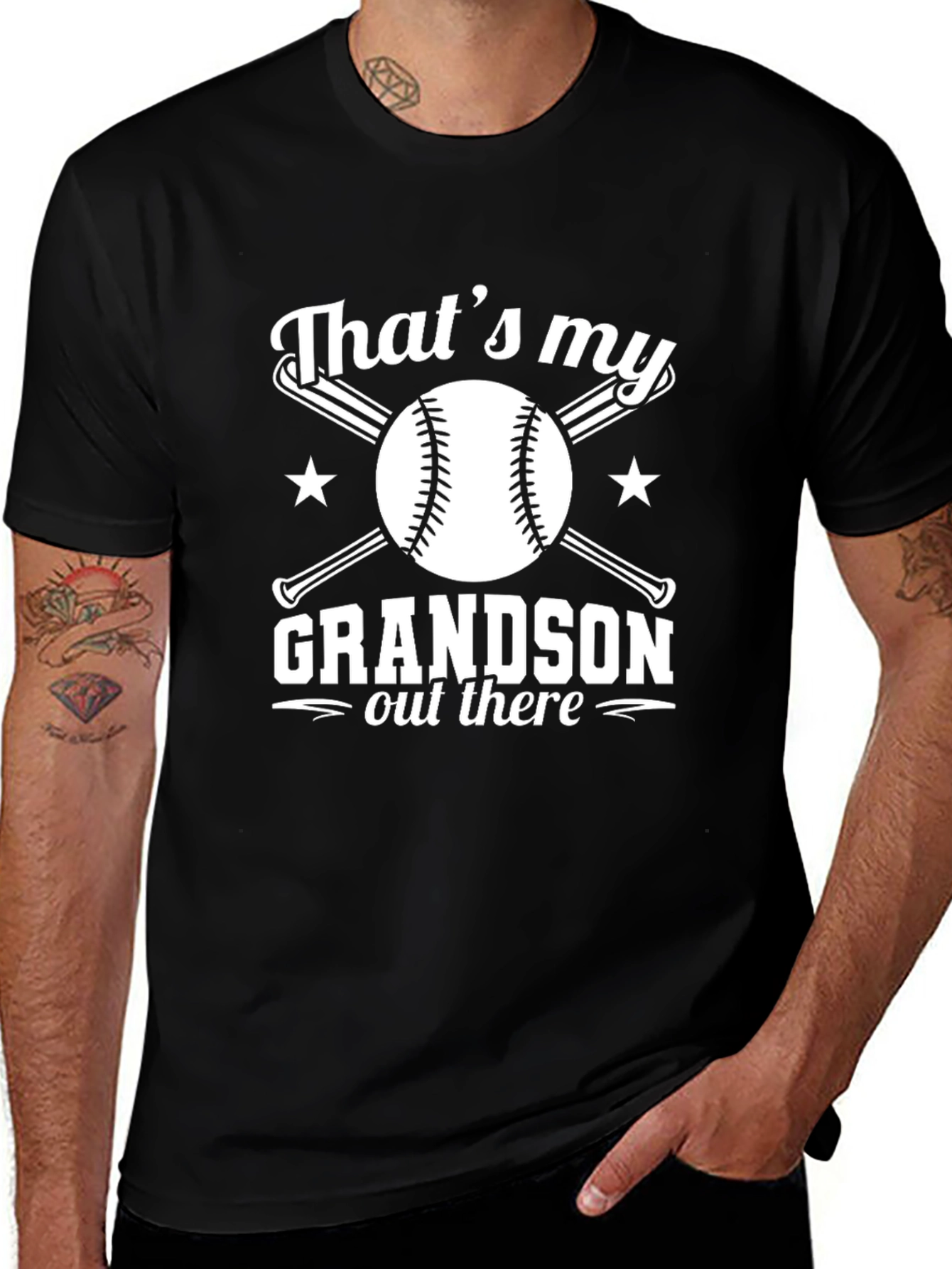 Thats My Grandson Baseball T-Shirt