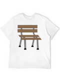 Chair Graphic Tee - Stylish Cotton Blend T-Shirt