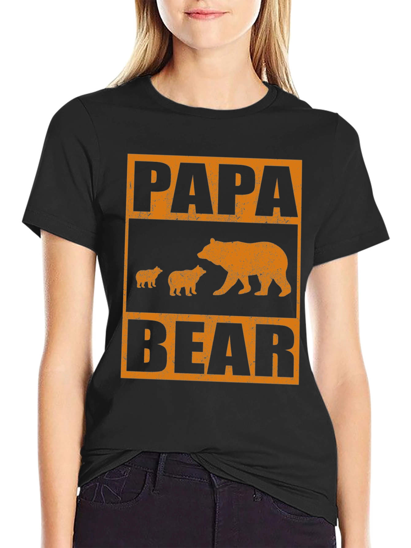 Papa Bear Graphic T-Shirt - Fathers Day Gift