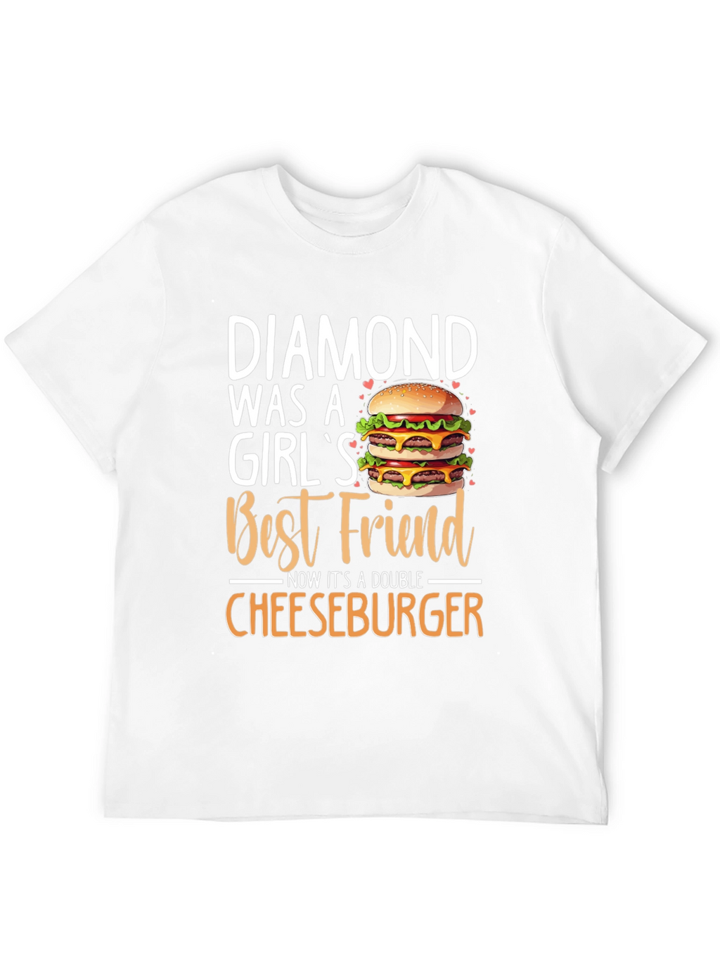 Diamond Cheeseburger T-Shirt - Best Friend Tee