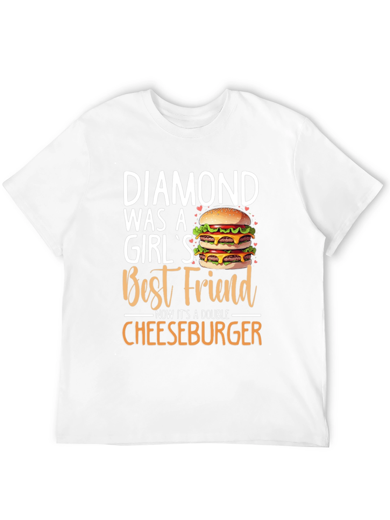 Diamond Cheeseburger T-Shirt - Best Friend Tee