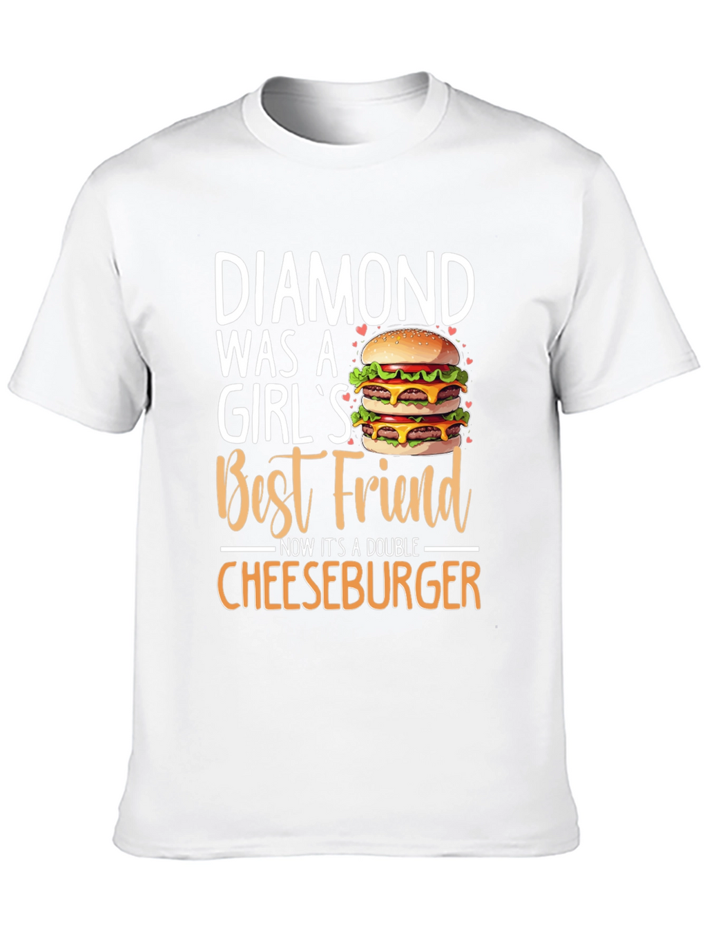 Diamond Cheeseburger T-Shirt - Best Friend Tee