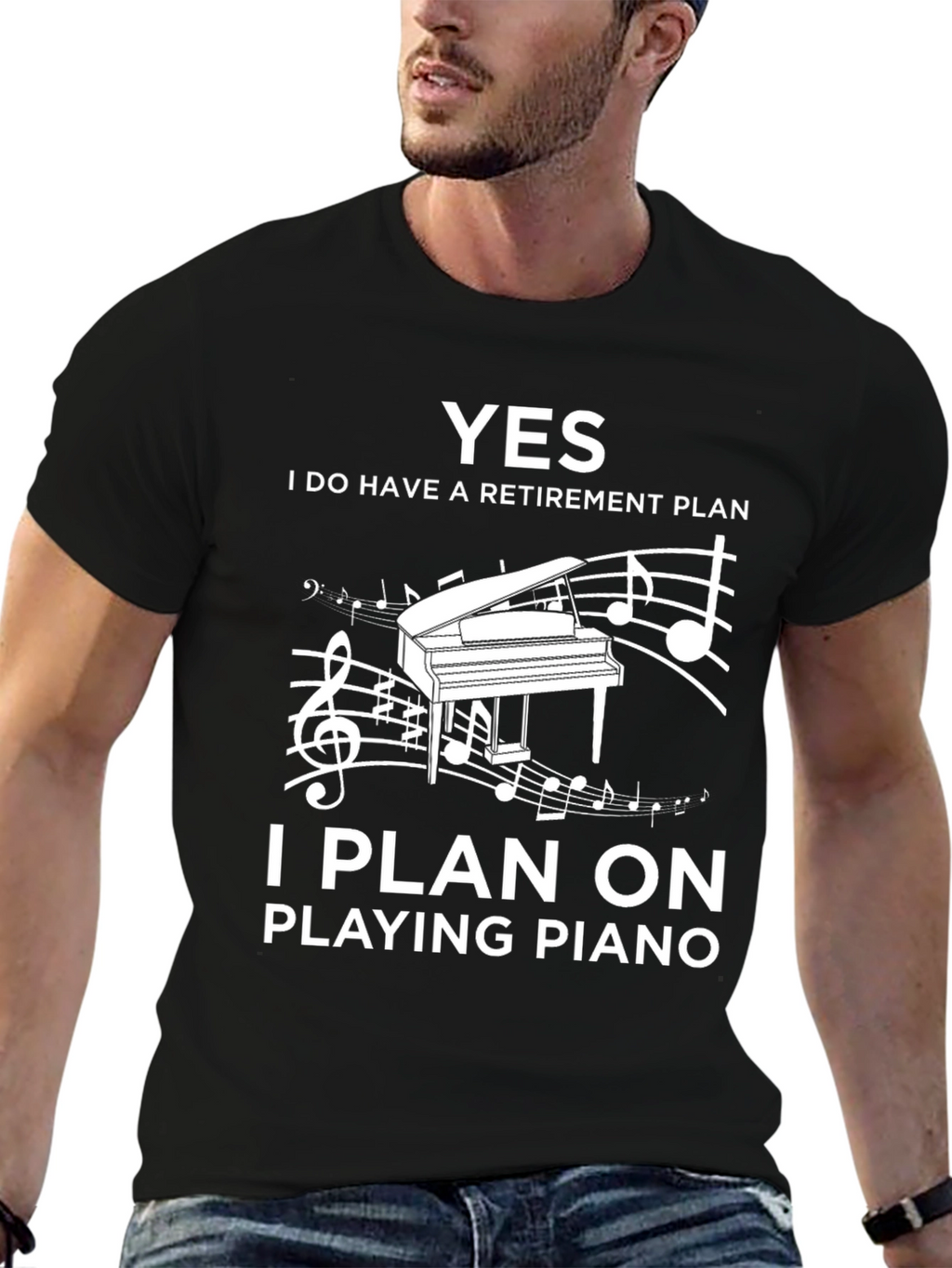 Piano Retirement Plan T-Shirt