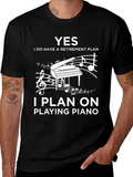 Piano Retirement Plan T-Shirt