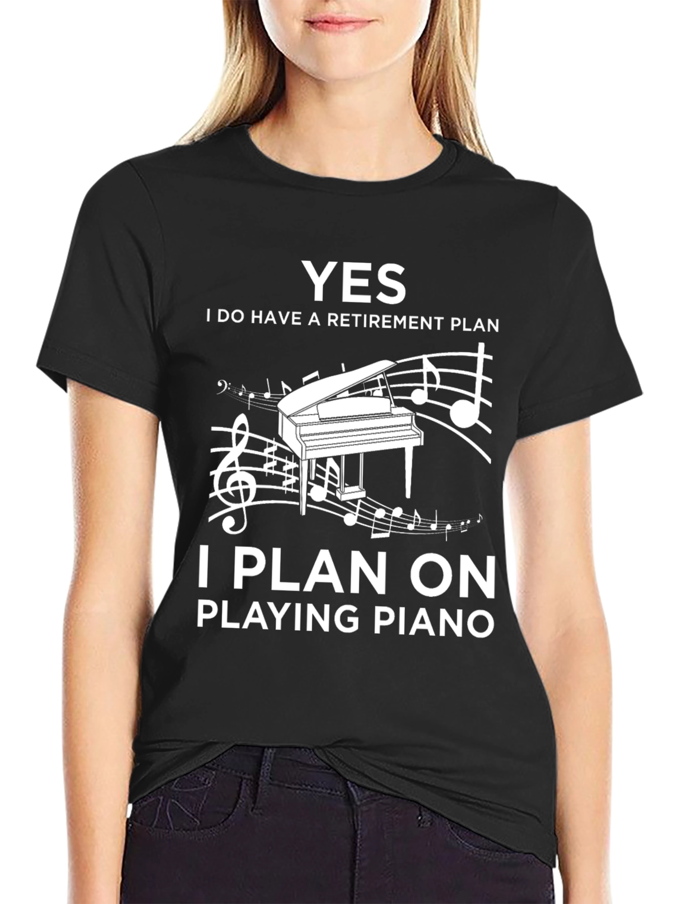 Piano Retirement Plan T-Shirt
