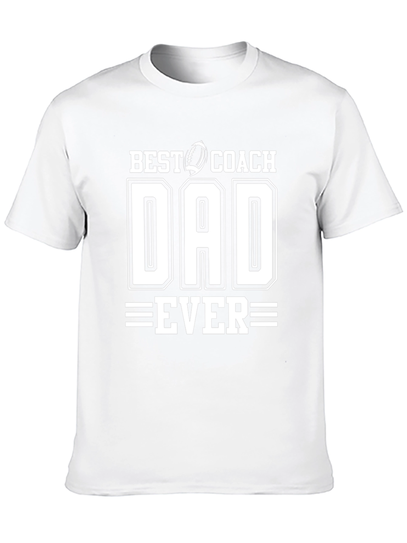 Best Coach Dad Ever Graphic T-Shirt
