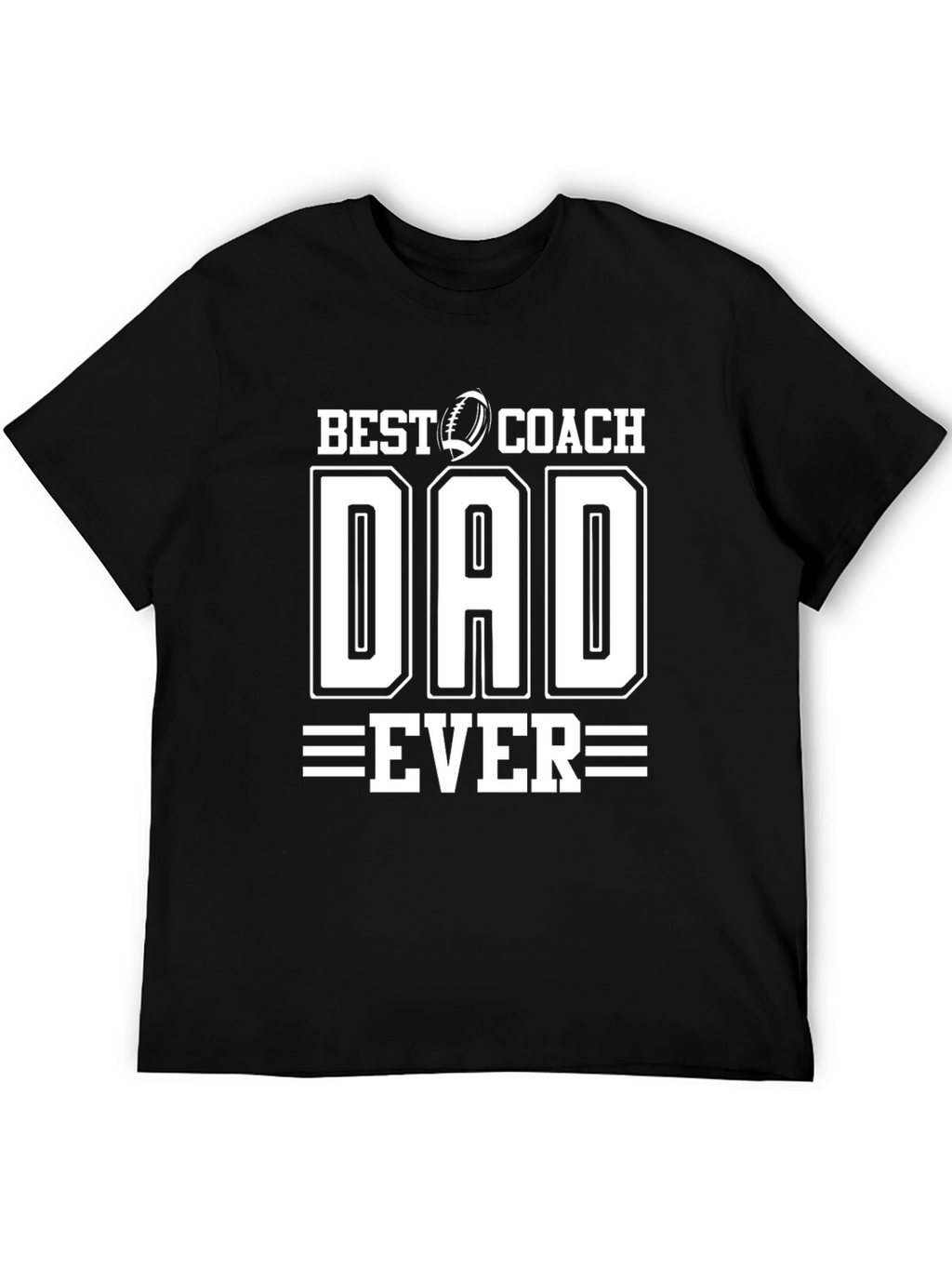 Best Coach Dad Ever Graphic T-Shirt