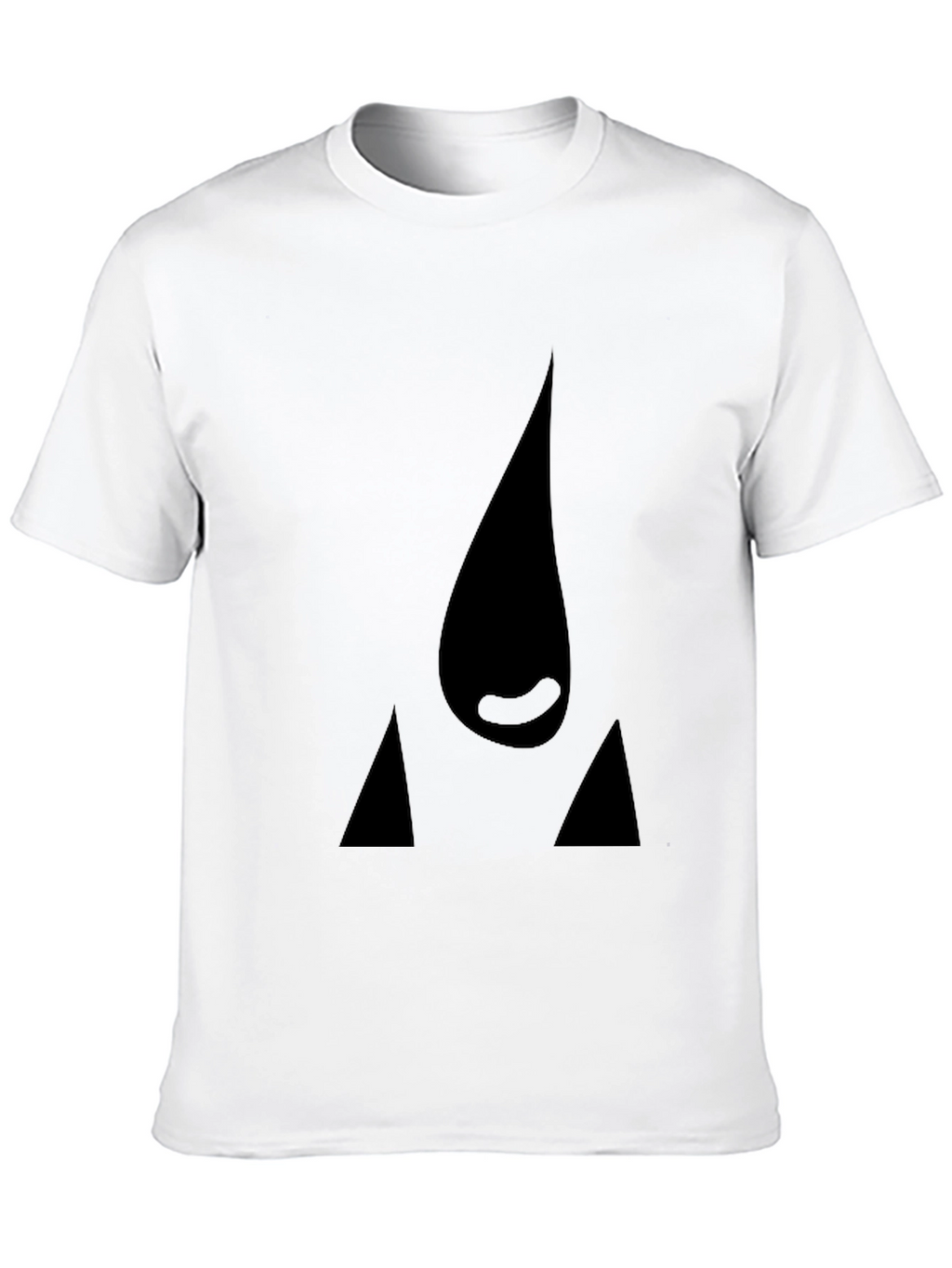 Abstract Graphic Black T-Shirt - Modern Casual Wear