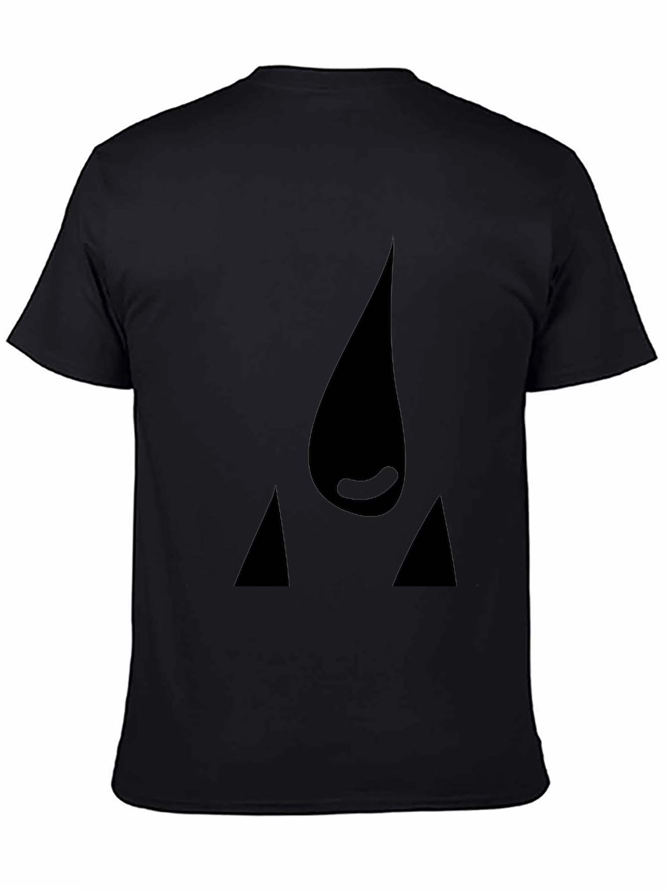 Abstract Graphic Black T-Shirt - Modern Casual Wear