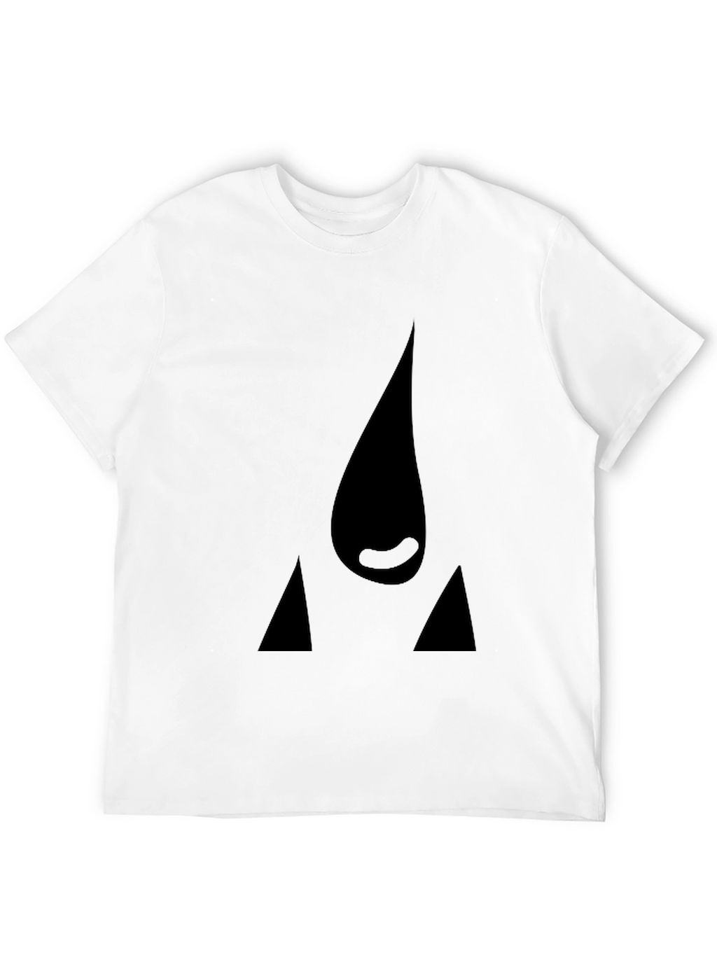 Abstract Graphic Black T-Shirt - Modern Casual Wear