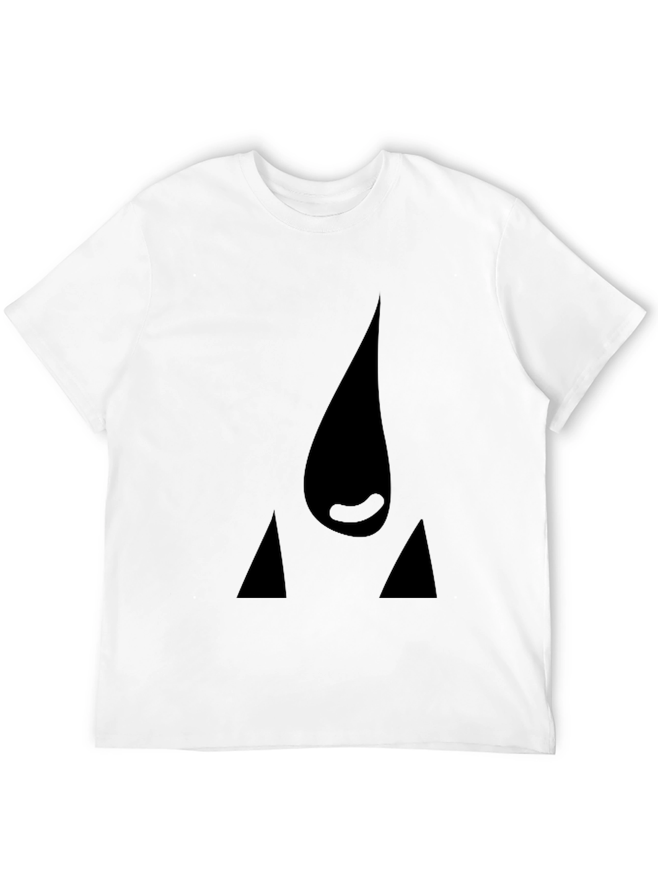 Abstract Graphic Black T-Shirt - Modern Casual Wear