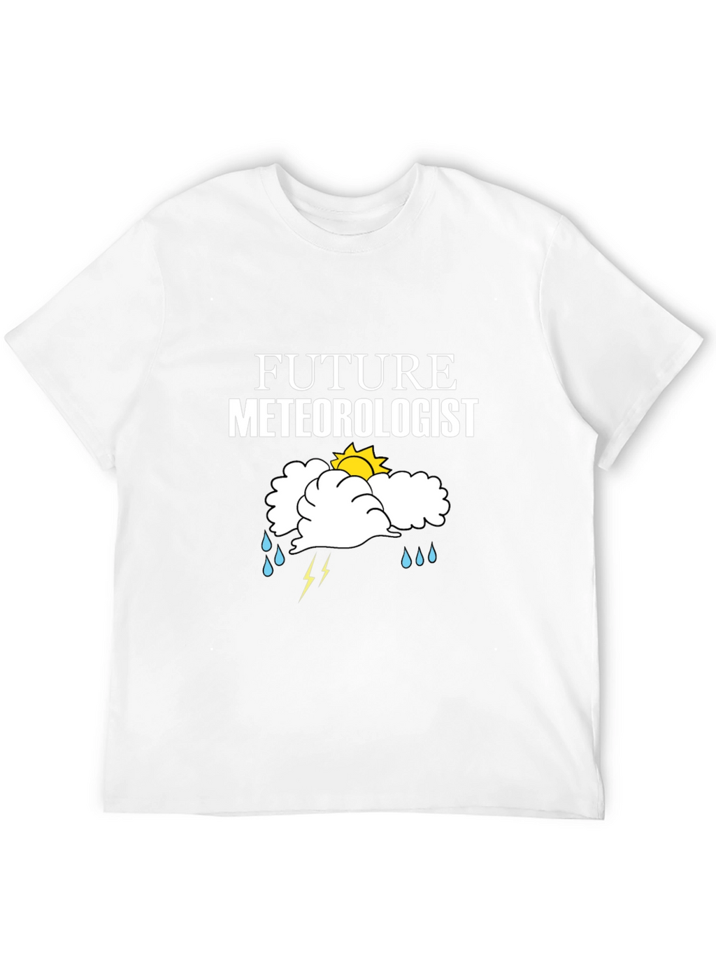 Future Meteorologist Black Graphic T-Shirt