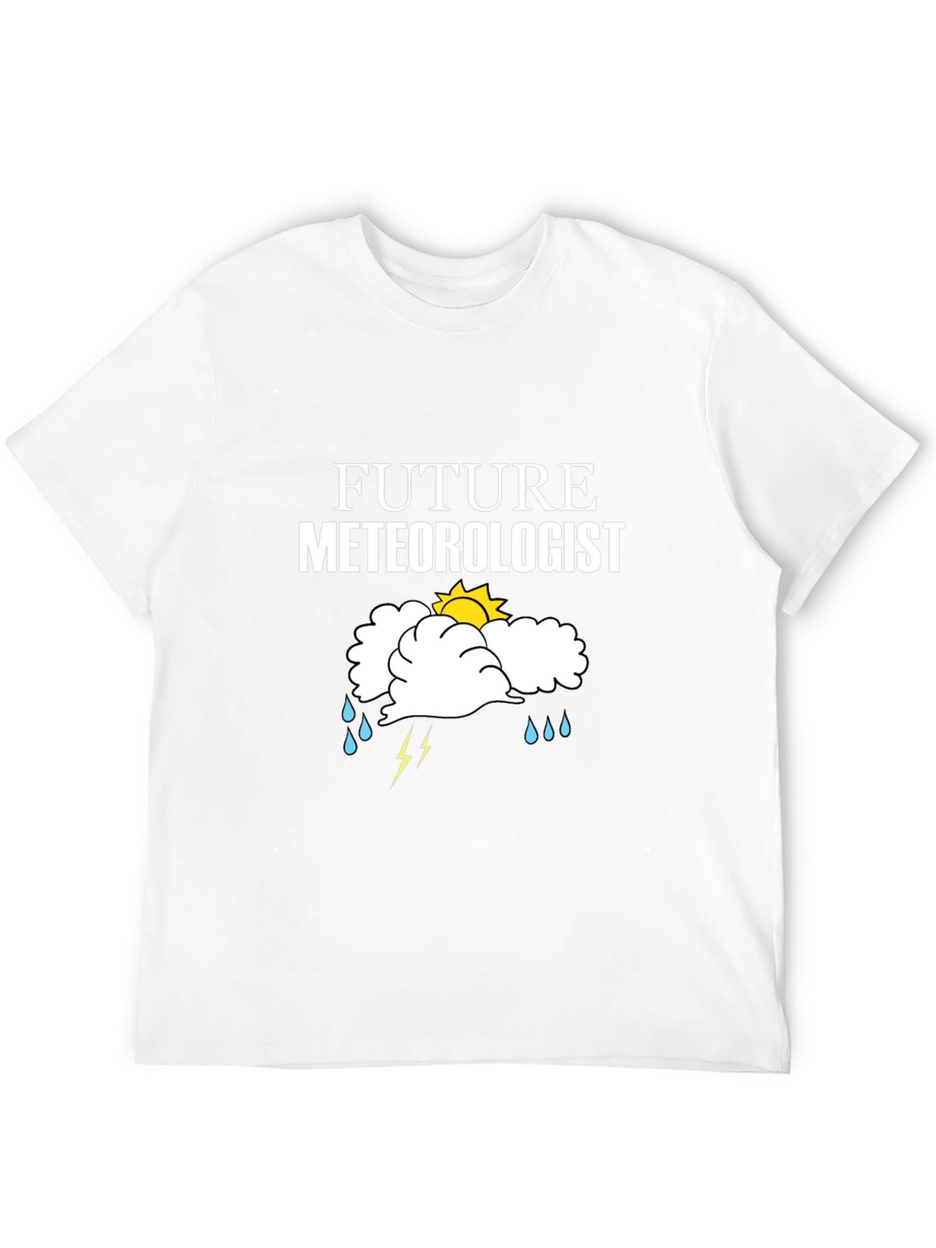Future Meteorologist Black Graphic T-Shirt
