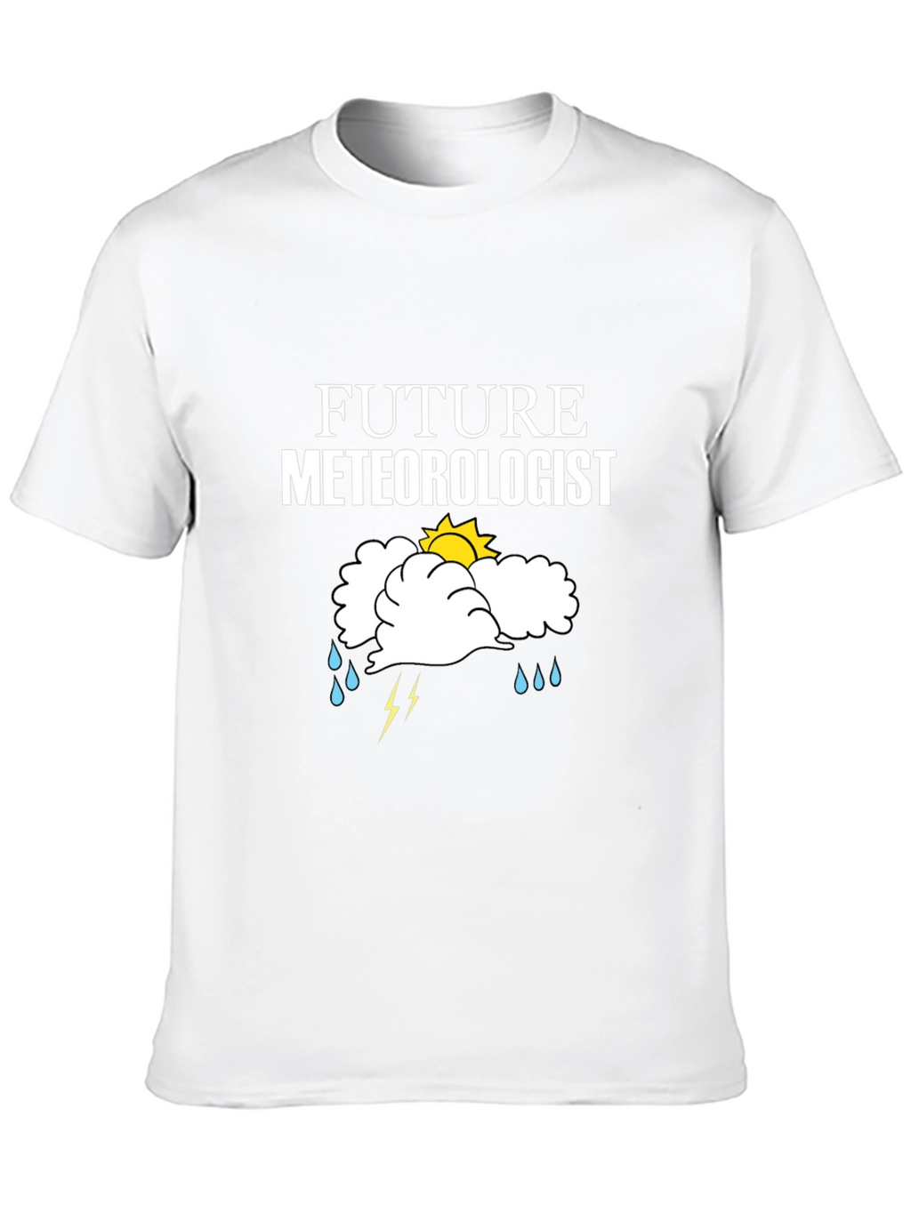 Future Meteorologist Black Graphic T-Shirt
