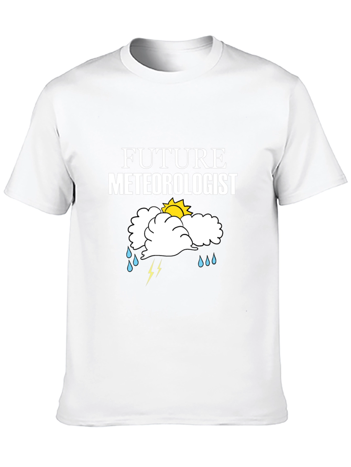 Future Meteorologist Black Graphic T-Shirt
