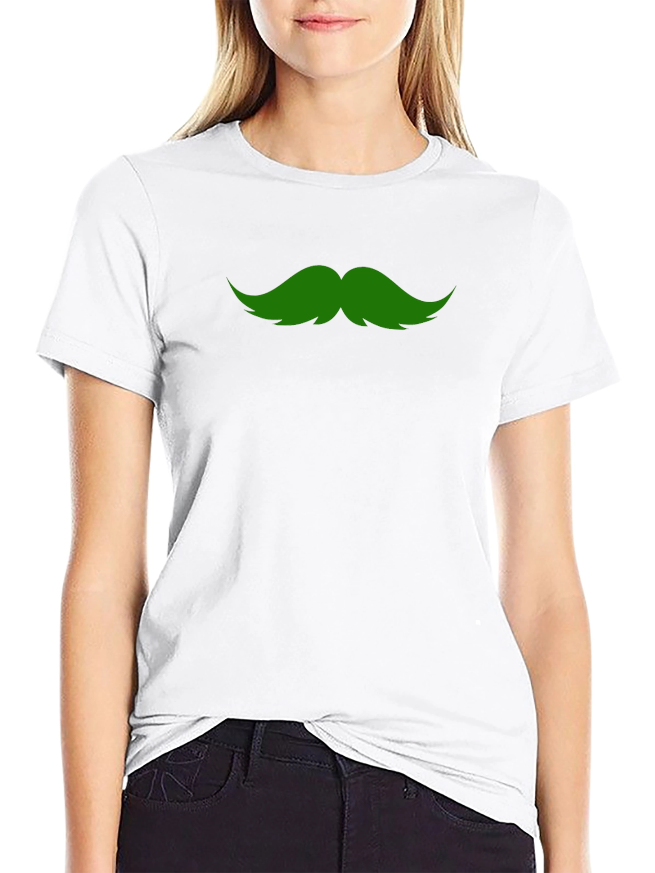 St. Patricks Day Green Mustache T-Shirt