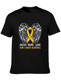 Bone Cancer Awareness Wings T-Shirt