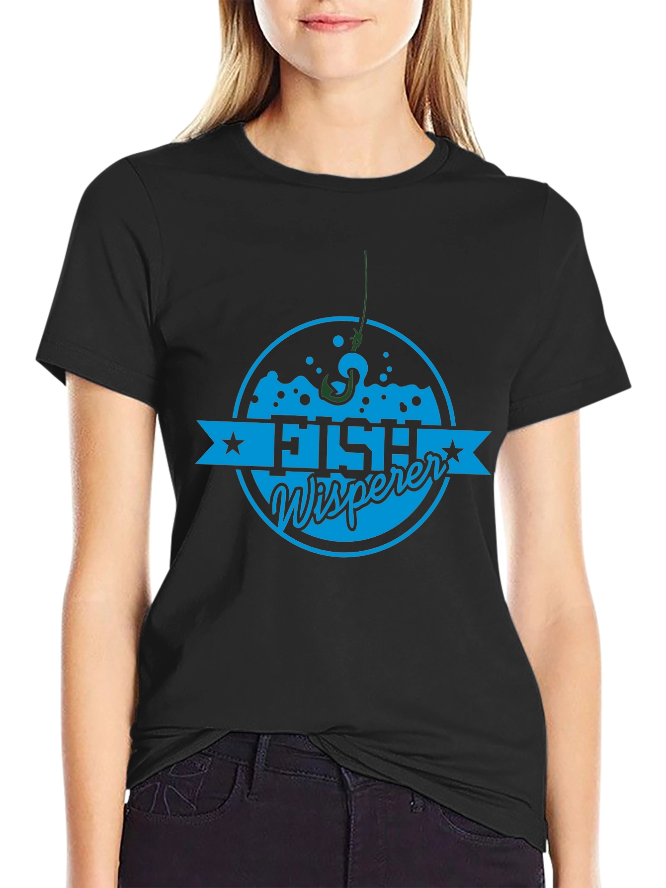 Fish Whisperer Graphic Tee - Fishing Lovers T-Shirt