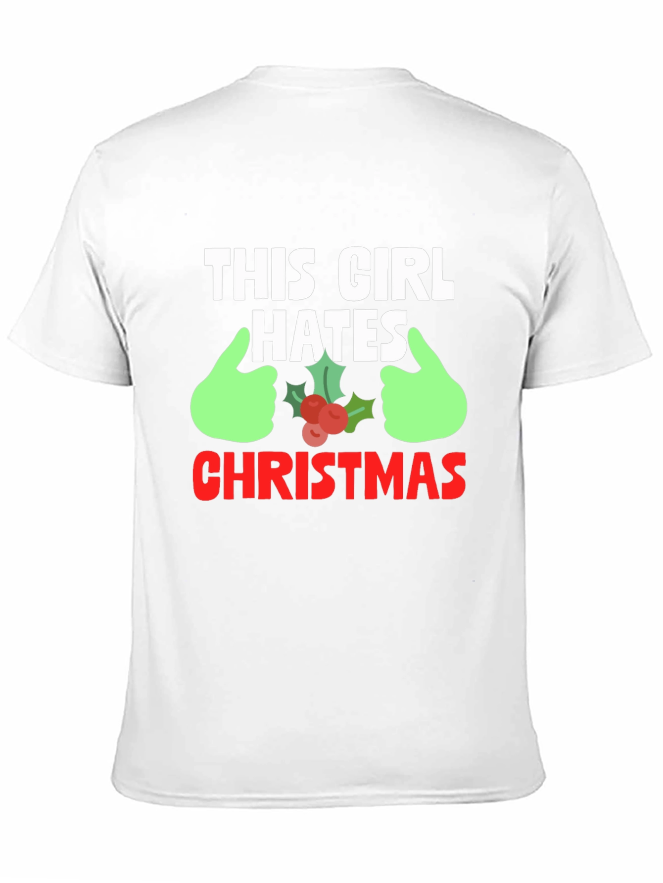 This Girl Hates Christmas Graphic Tee