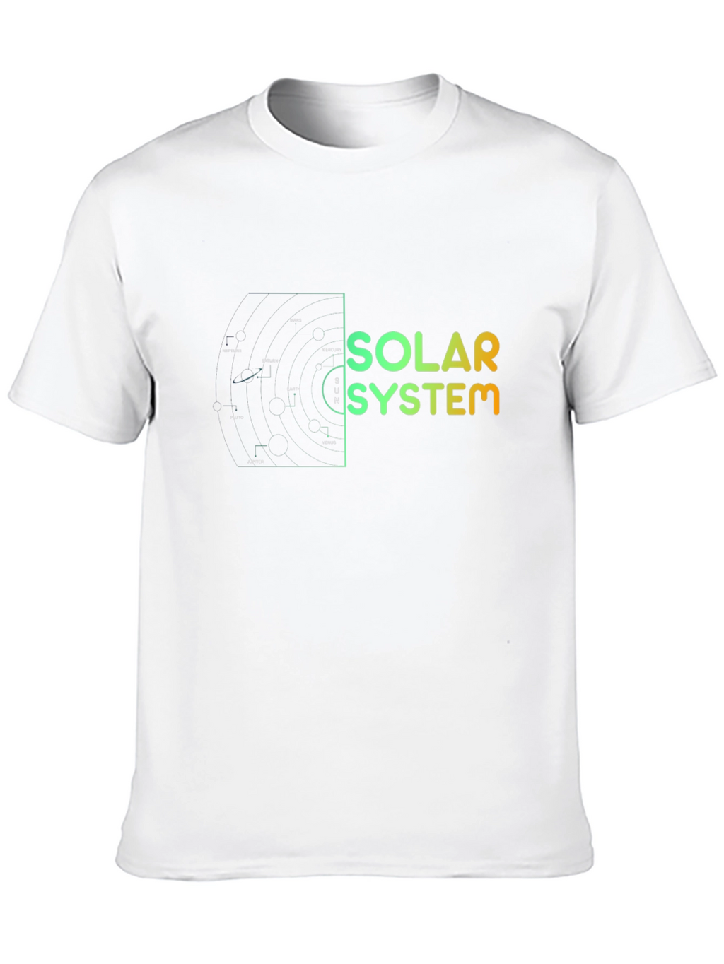 Solar System Graphic Tee - Stylish & Unique