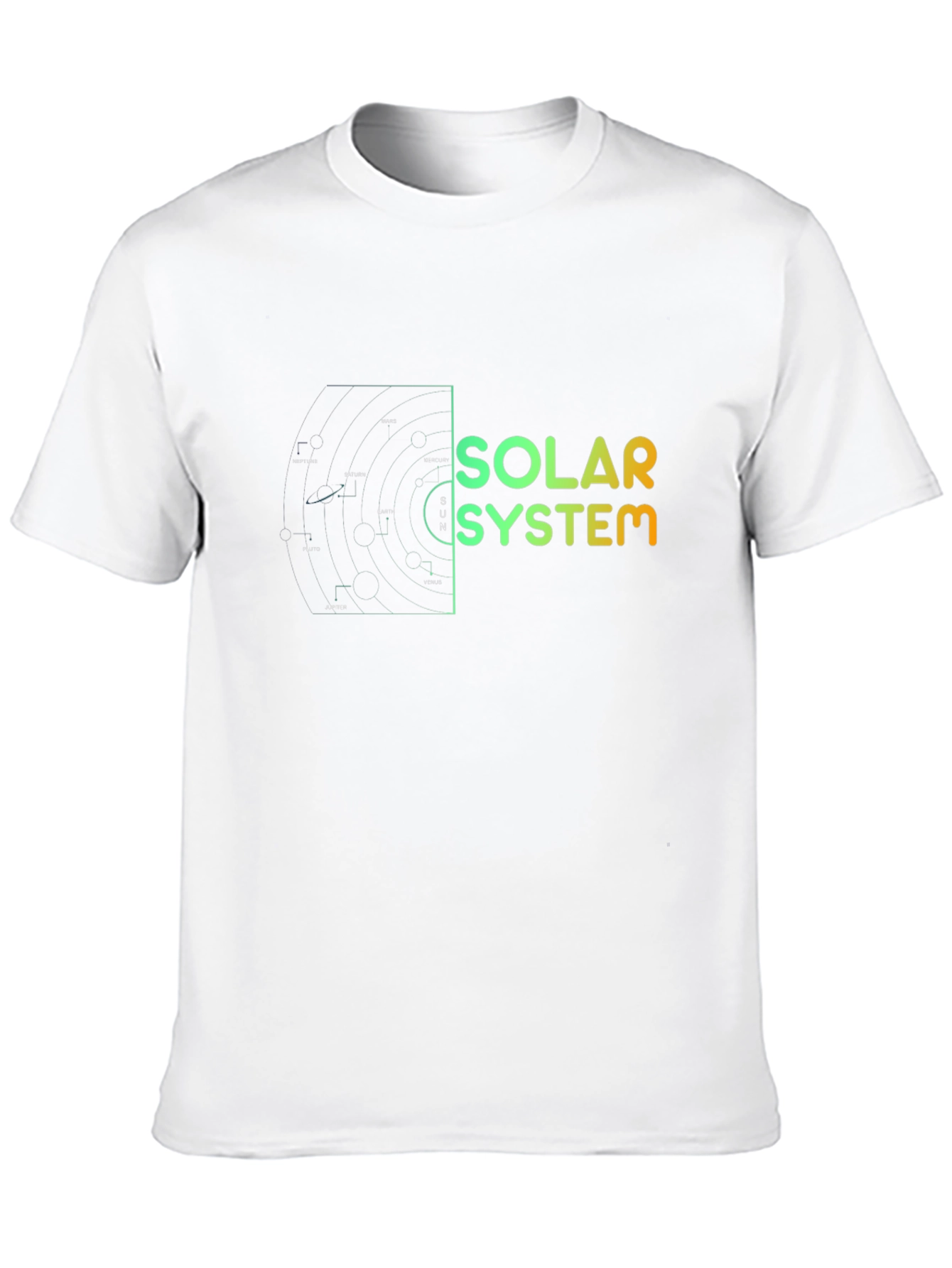 Solar System Graphic Tee - Stylish & Unique