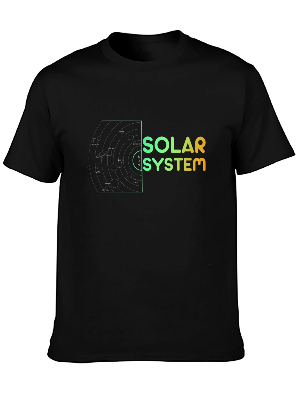 Solar System Graphic Tee - Stylish & Unique