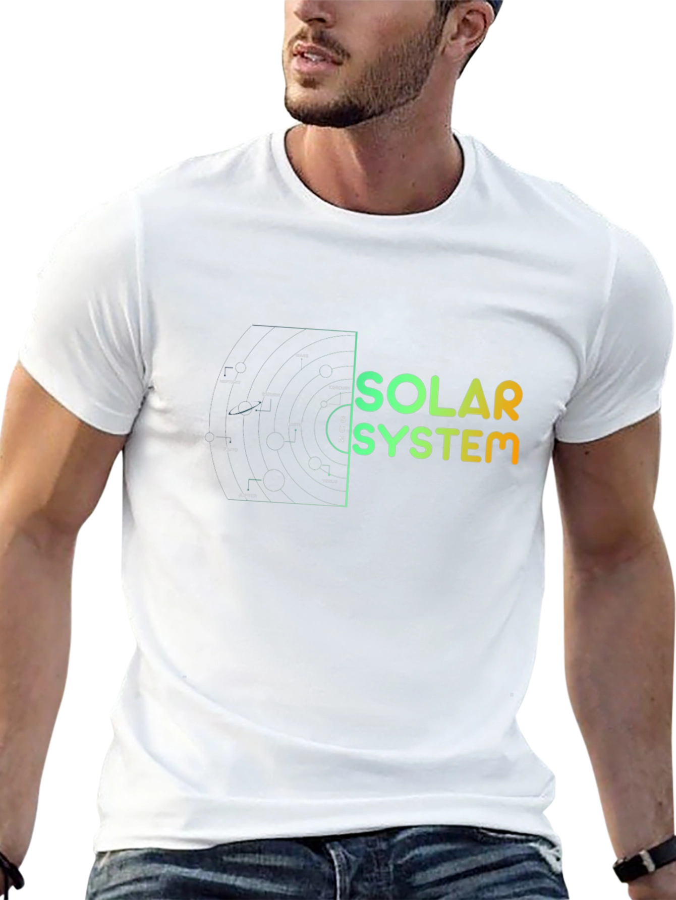 Solar System Graphic Tee - Stylish & Unique