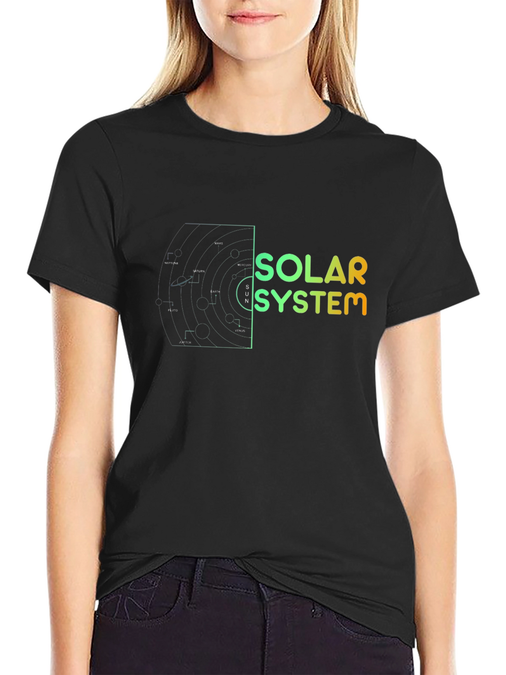 Solar System Graphic Tee - Stylish & Unique