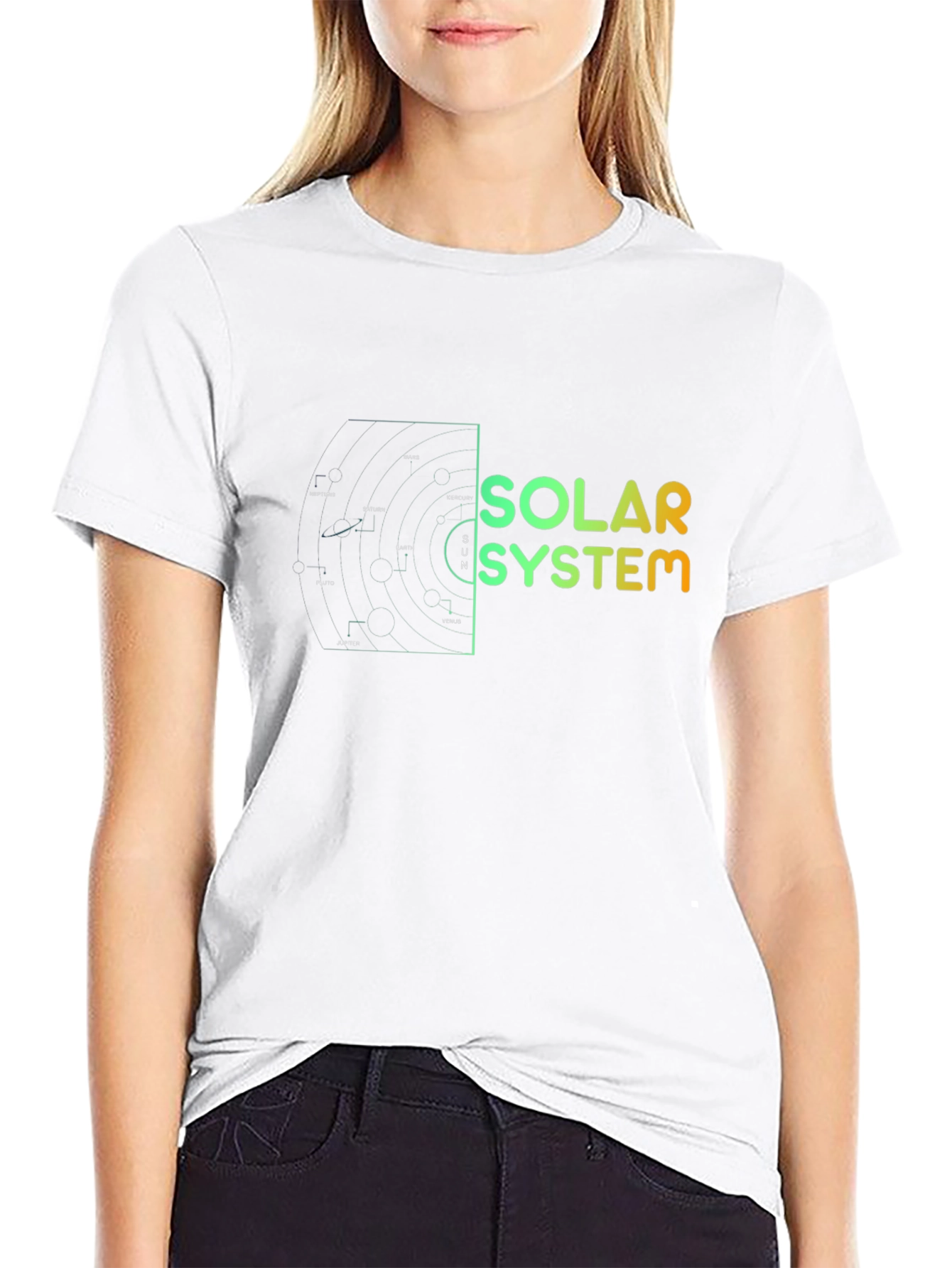 Solar System Graphic Tee - Stylish & Unique